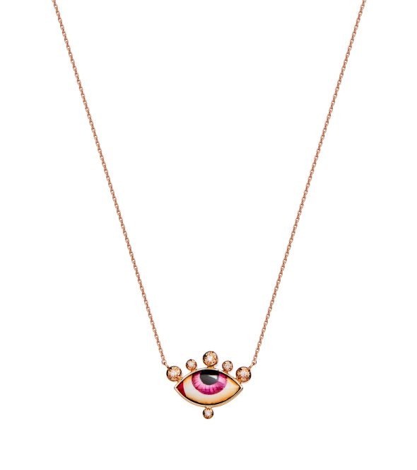 Lito Russe Petit Rose diamond necklace