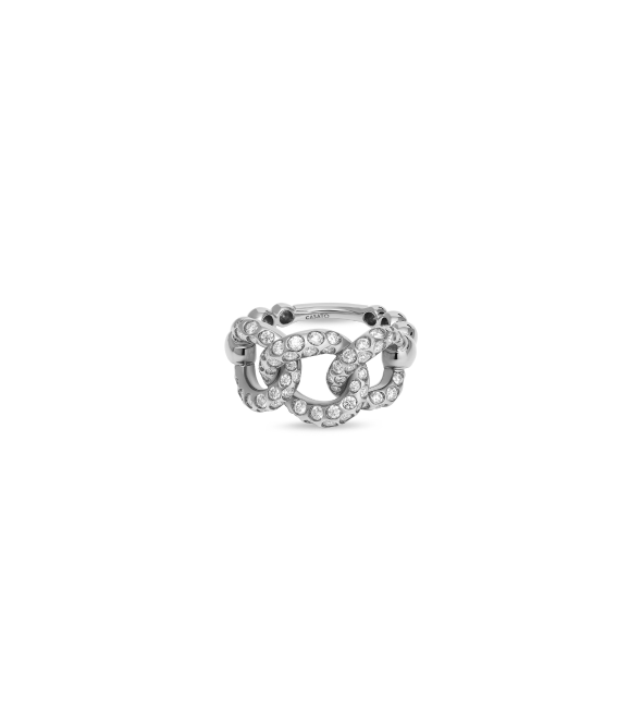 White Gold Ring with Diamonds by Casato