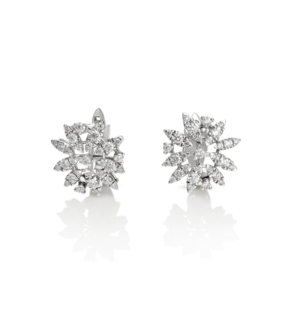 White gold 18K Earrings with Brilliant Diamonds by Casato