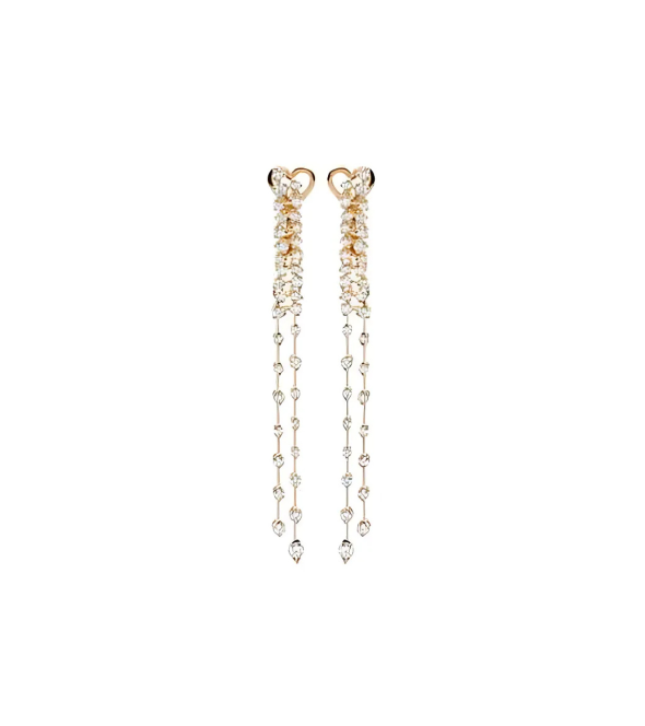 Pink Gold Earrings with Diamonds by Casato