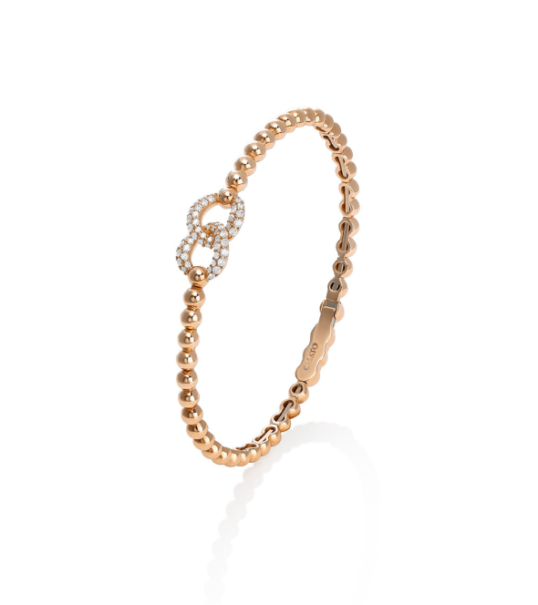 Pink Gold Bracelet with Diamonds Casato