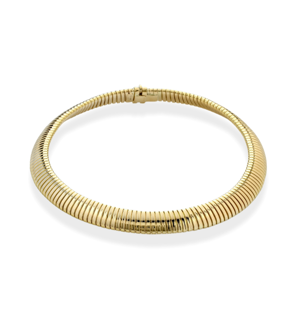 18K Yellow Gold Tubogas Necklace