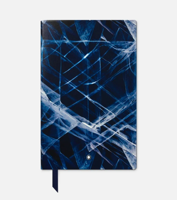 Notebook #163 Medium, Montblanc Meisterstück Glacier Collection, Blue Lined 129459
