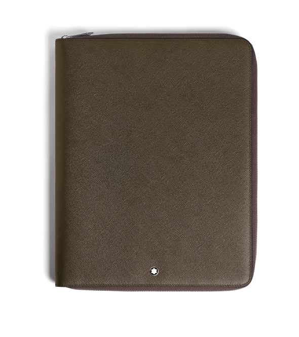 Montblanc Medium Notebook Holder with zip in Sartorial Leather