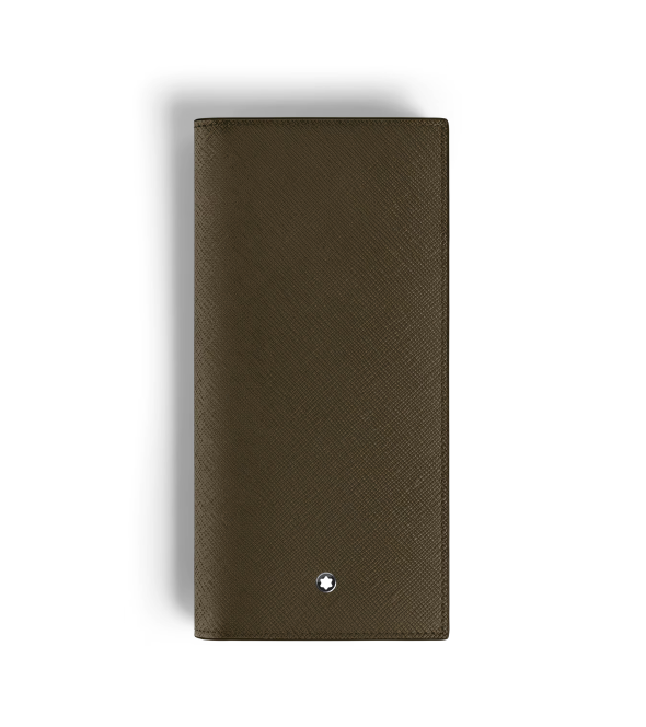 Long Wallet 14cc with Zip in Sartorial Leather