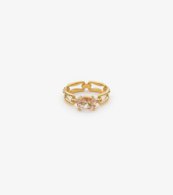Immortelle Morganite Ring  by Yannis Sergakis