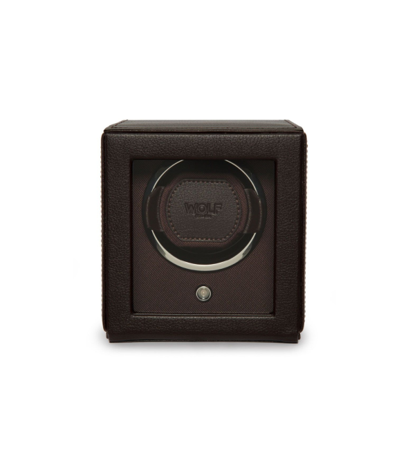 Cub Single Watch Winder with Cover Wolf 1834