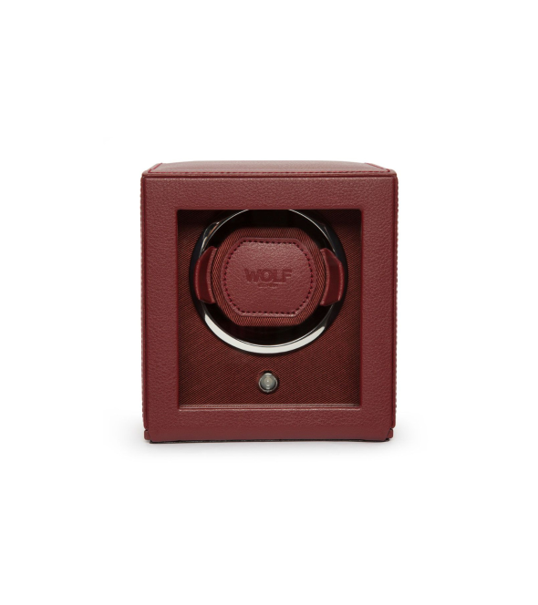 Cub Single Watch Winder with Cover Wolf 1834