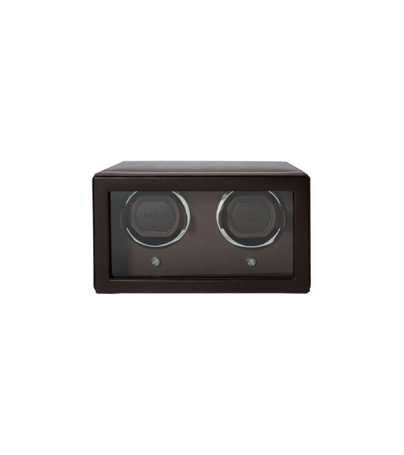 Cub Double Watch Winder with Cover Wolf 1834