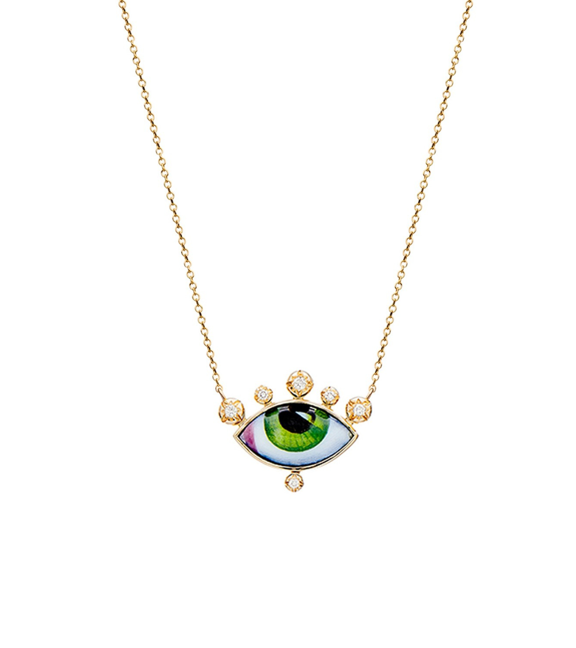 Russe Petit Vert Diamond Necklace
