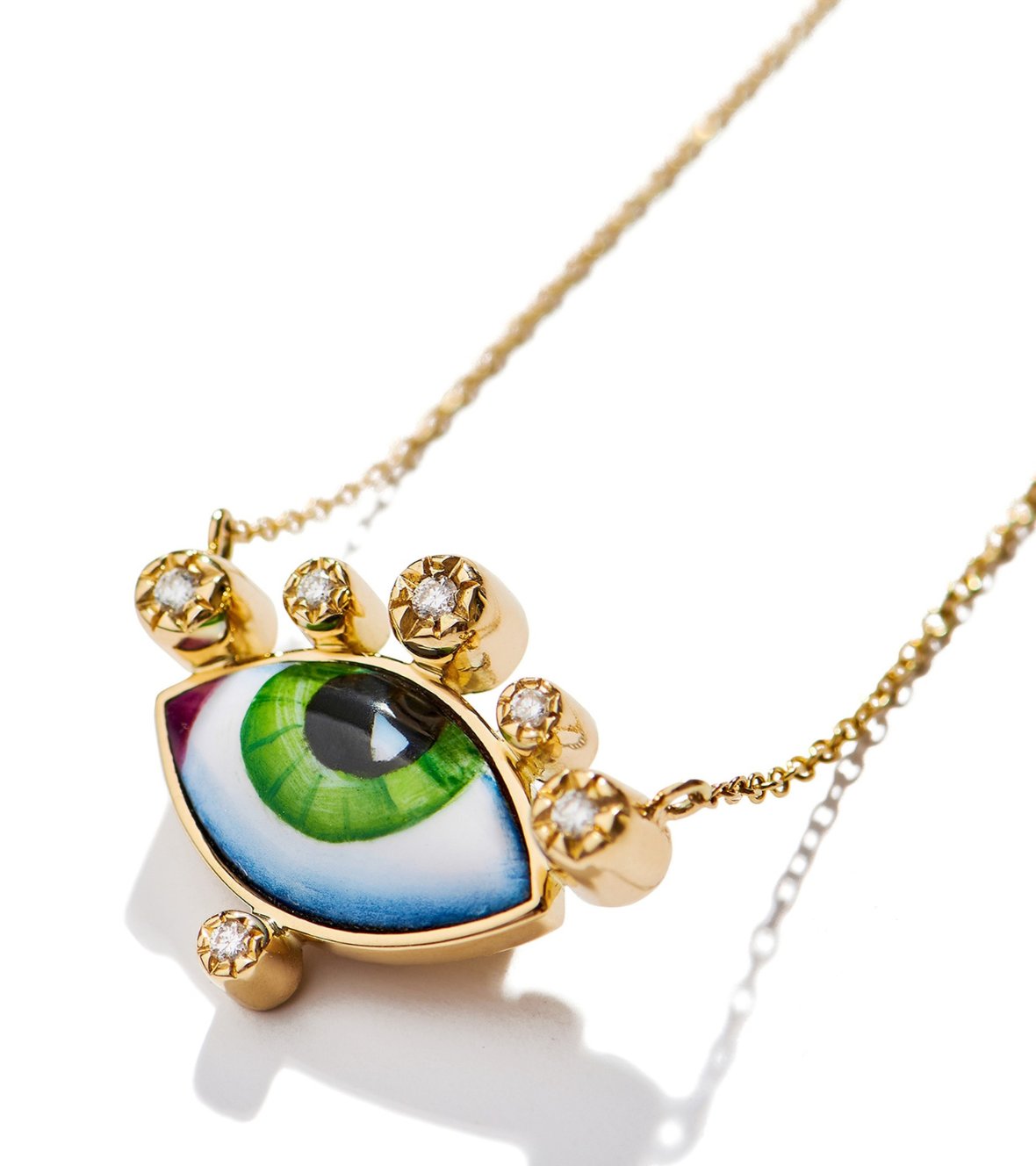 Russe Petit Vert Diamond Necklace