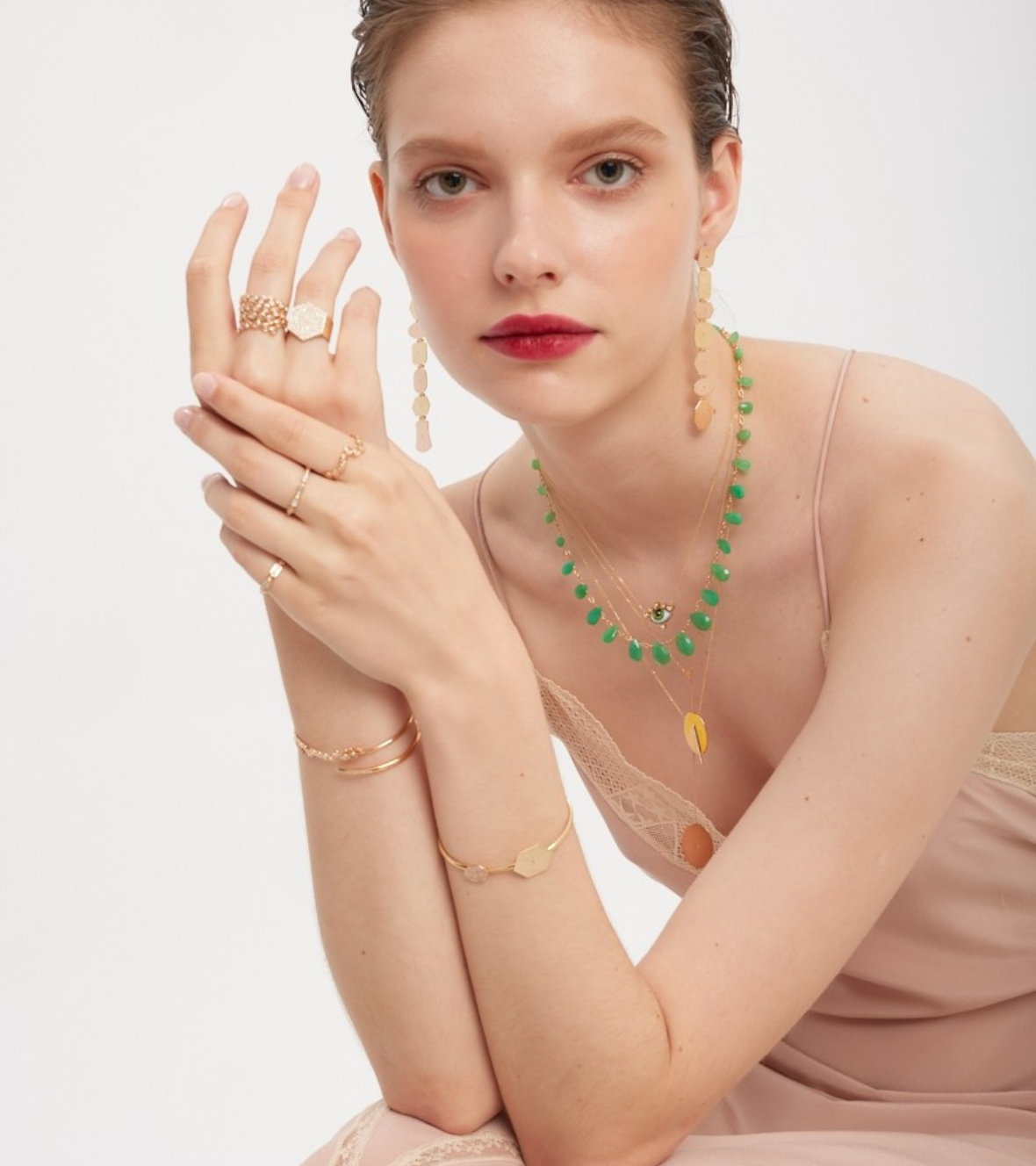 Russe Petit Vert Diamond Necklace