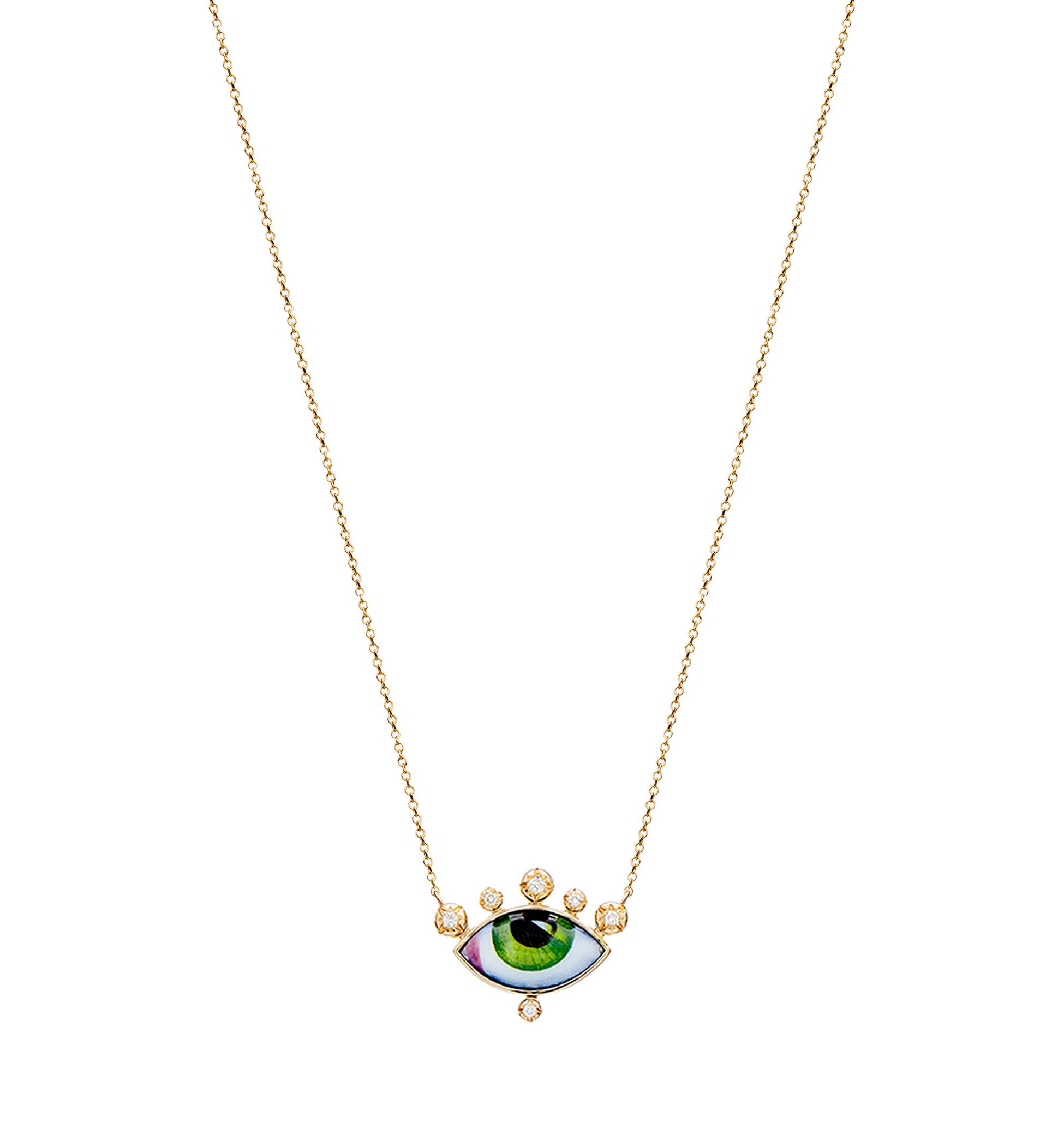 Russe Petit Vert Diamond Necklace