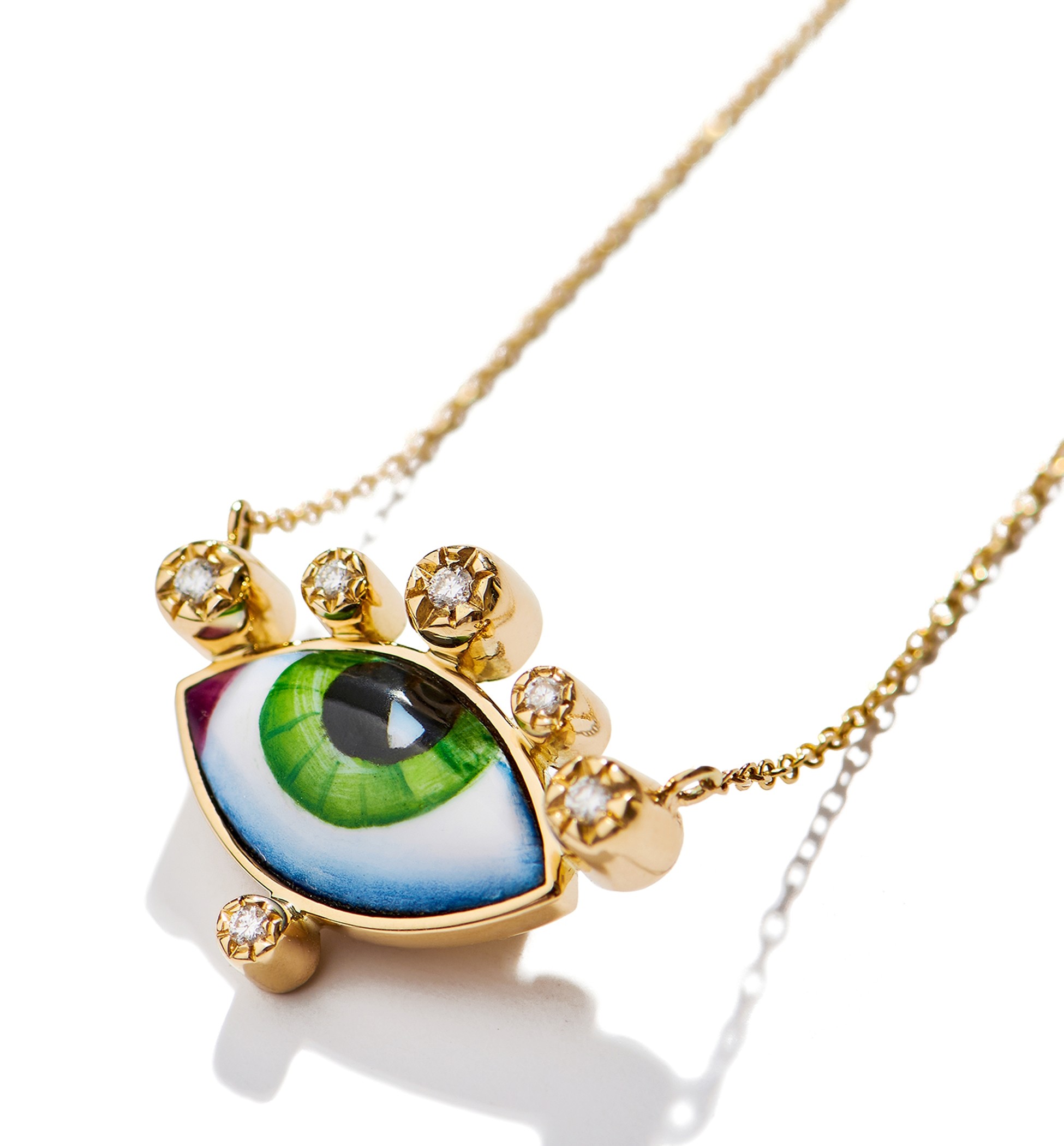 Russe Petit Vert Diamond Necklace