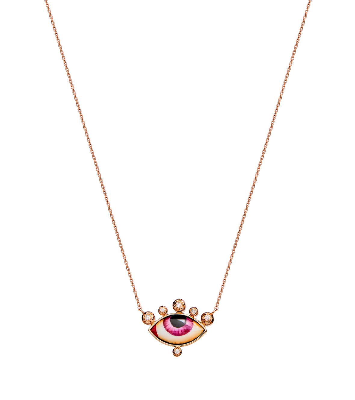 Lito Russe Petit Rose diamond necklace