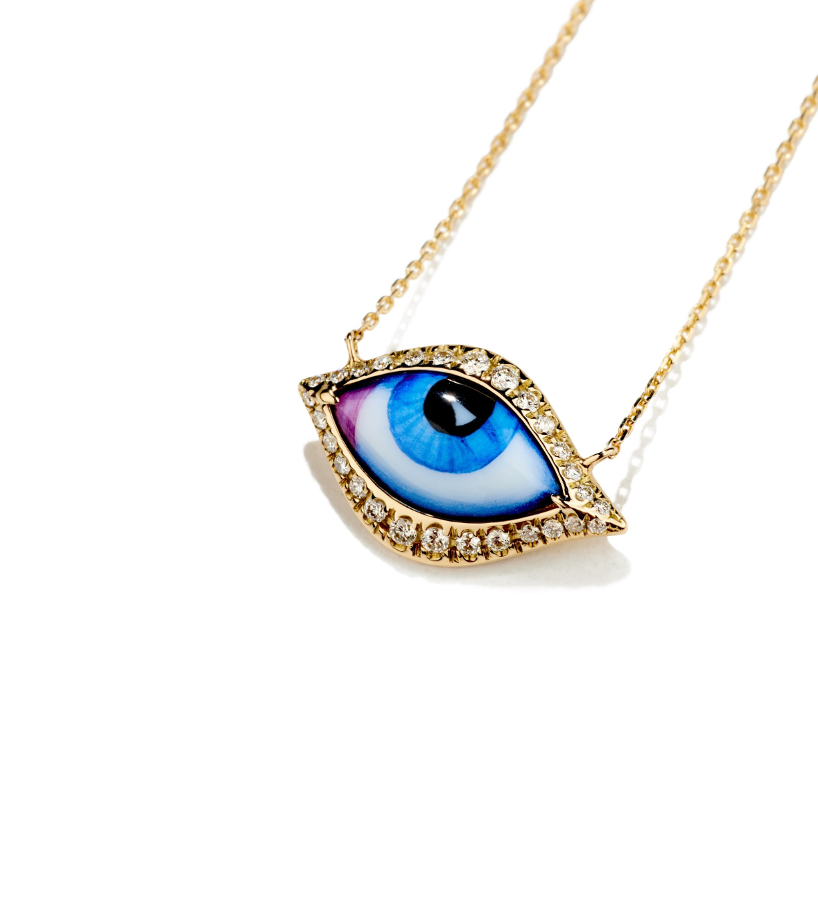 Petit Bleu diamond necklace