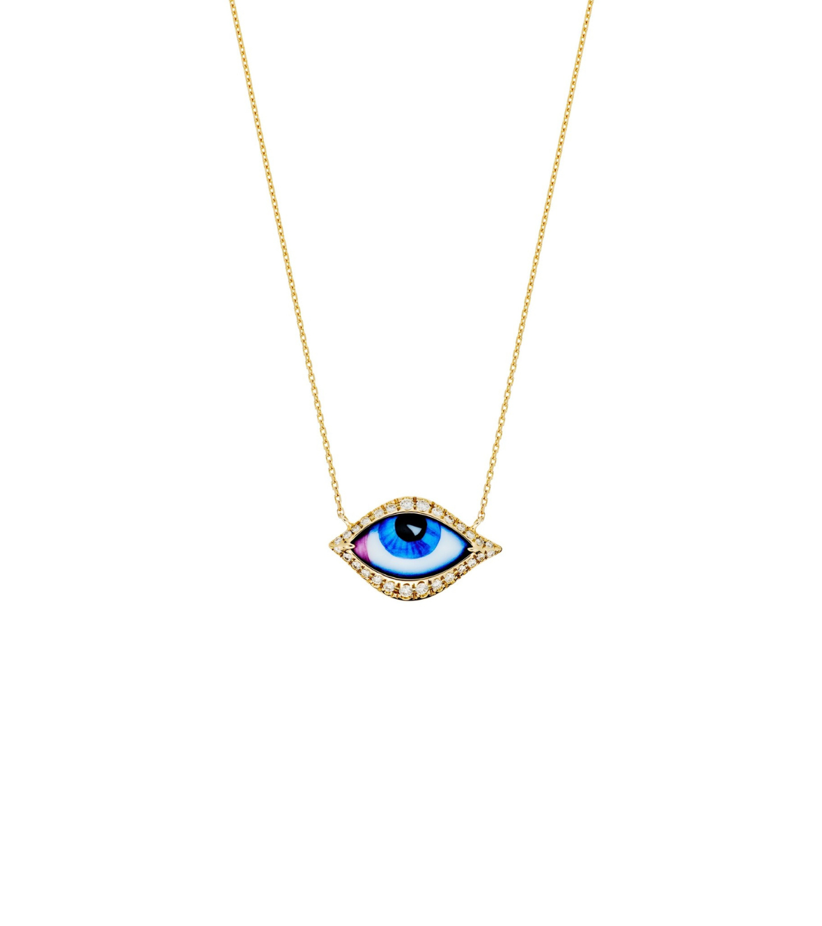 Petit Bleu diamond necklace