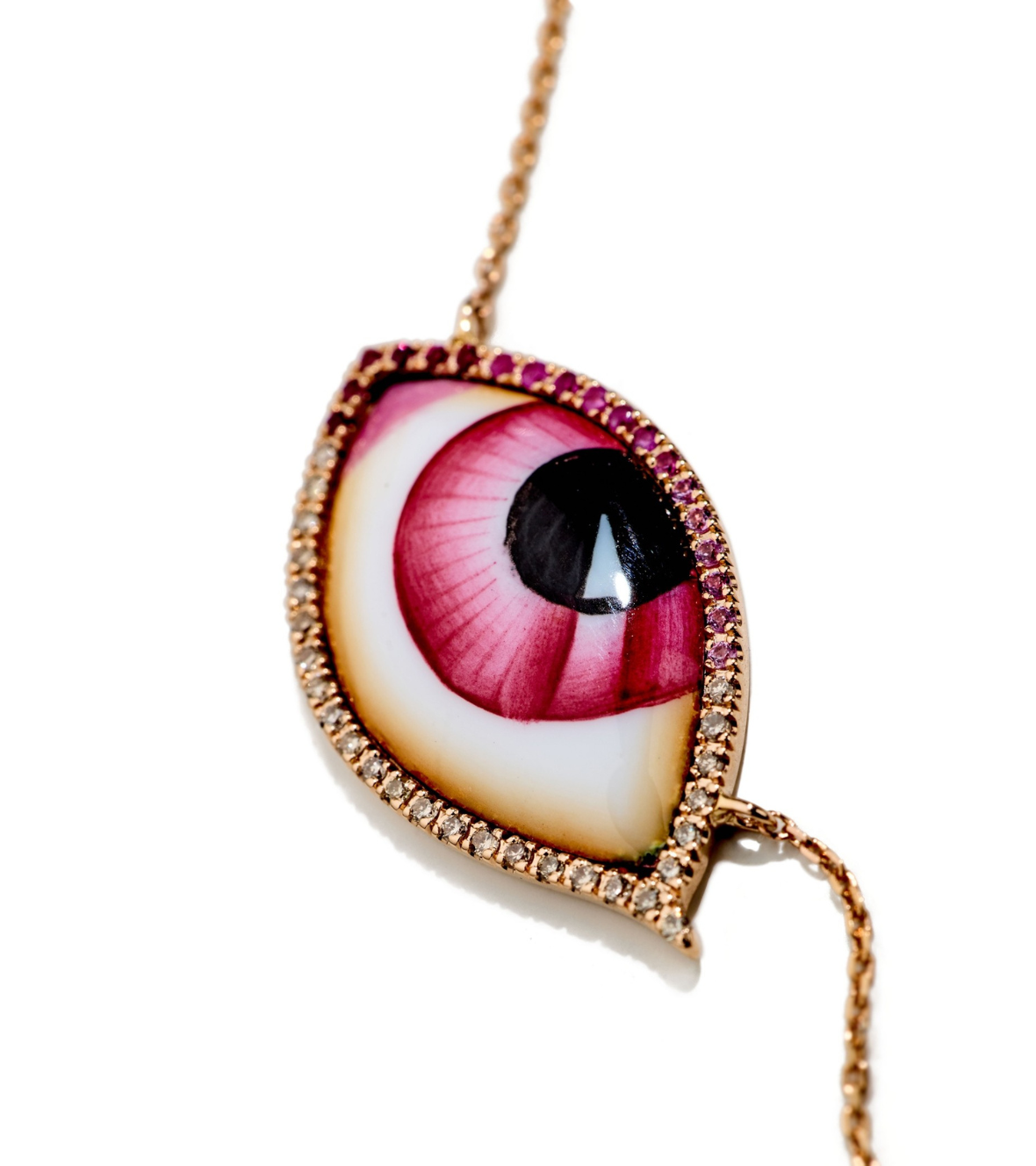 Grand Pink Diamond and Sapphire Necklace