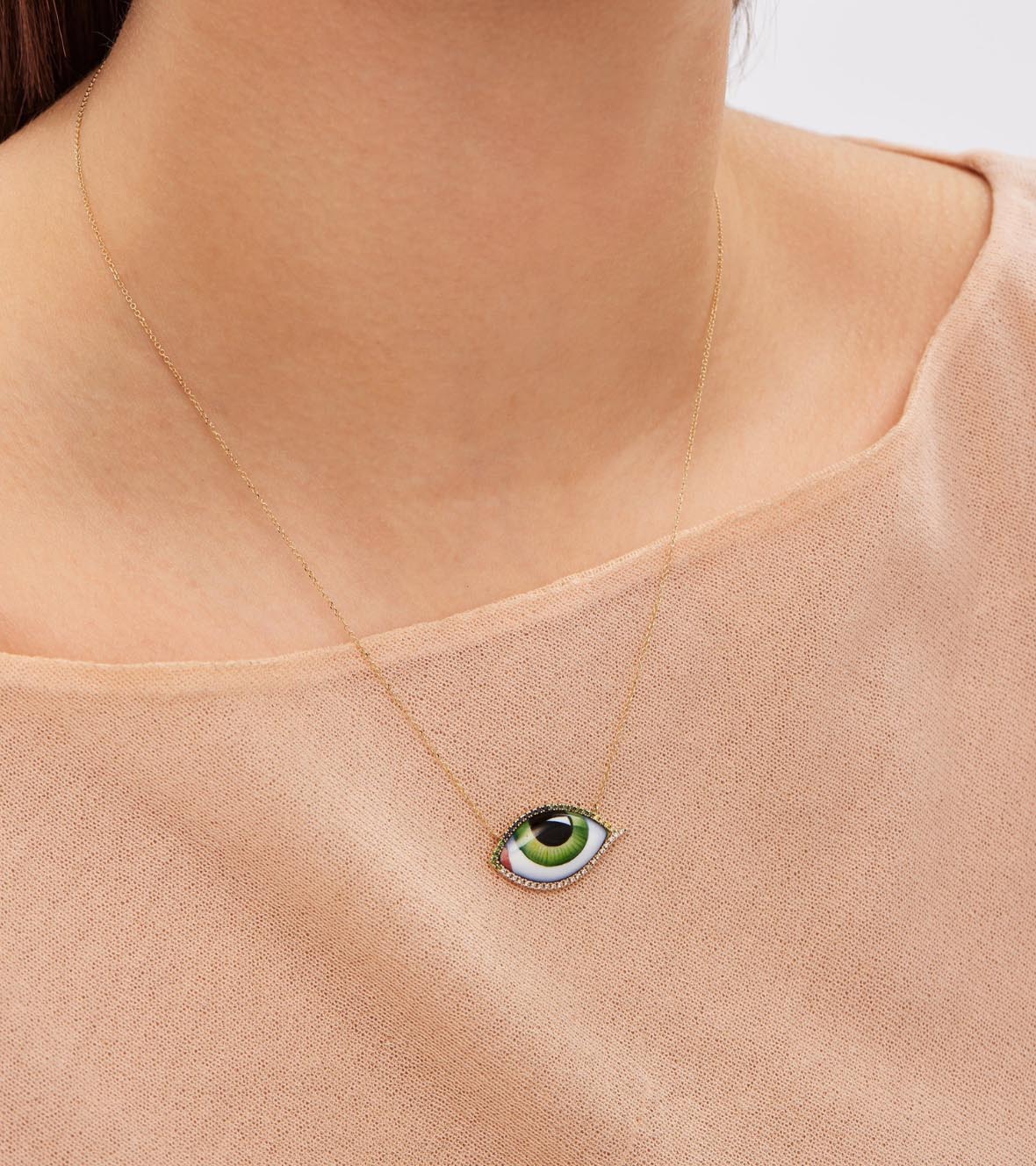 Grand Vert Diamond and Tsavorite Necklace