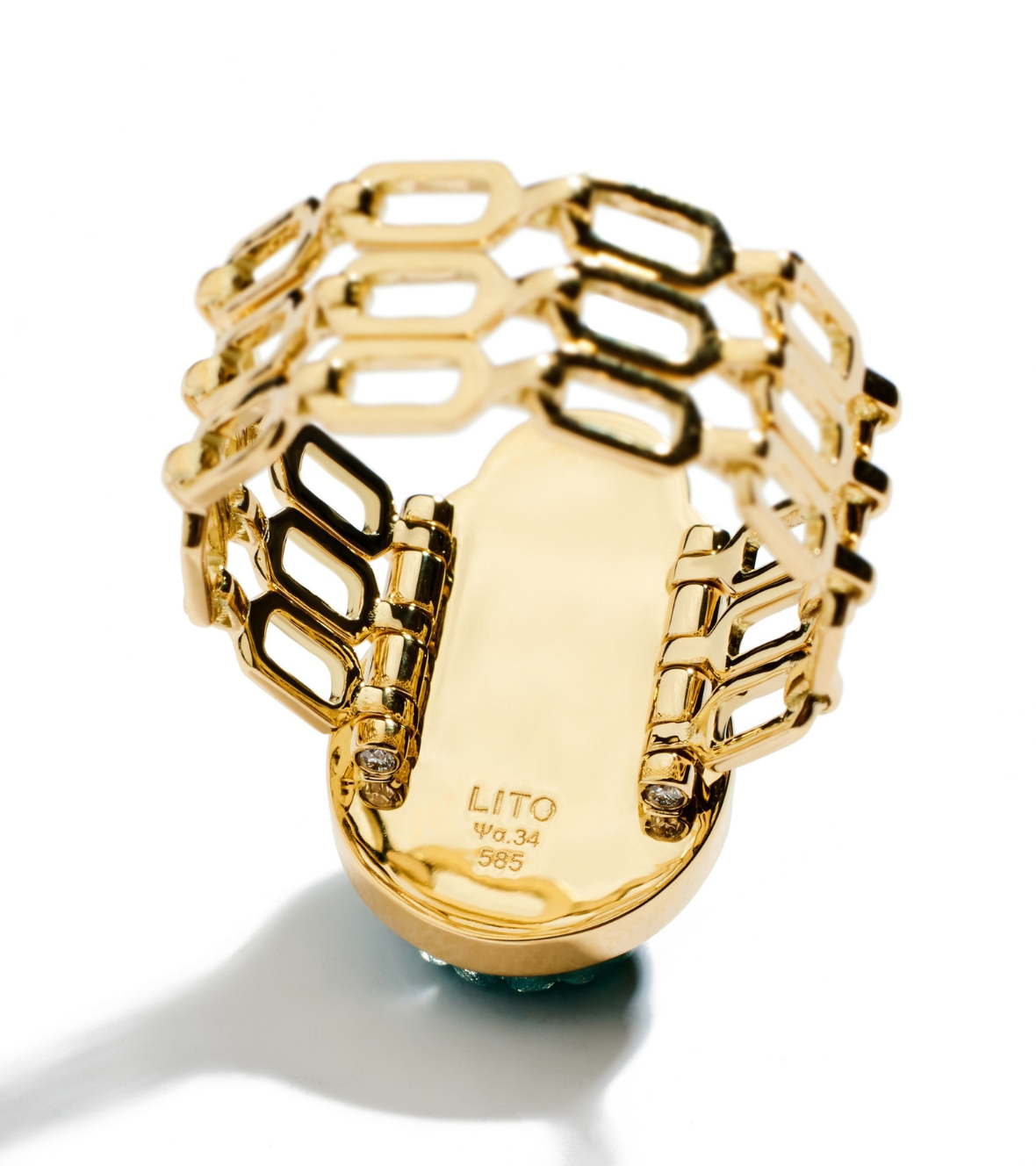 Big Giada Triple Chain Ring