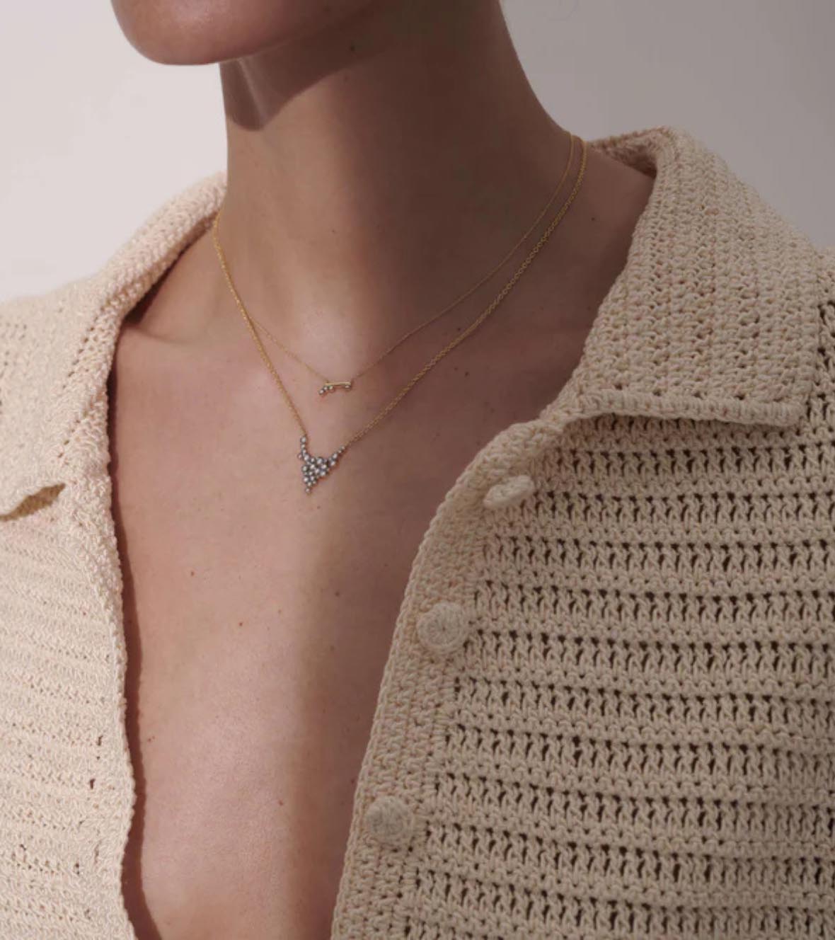 Maxi Pétale Necklace by Yannis Sergakis