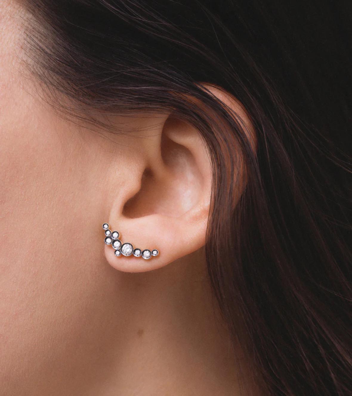 Celeste Crescent Earrings by Yannis Sergakis