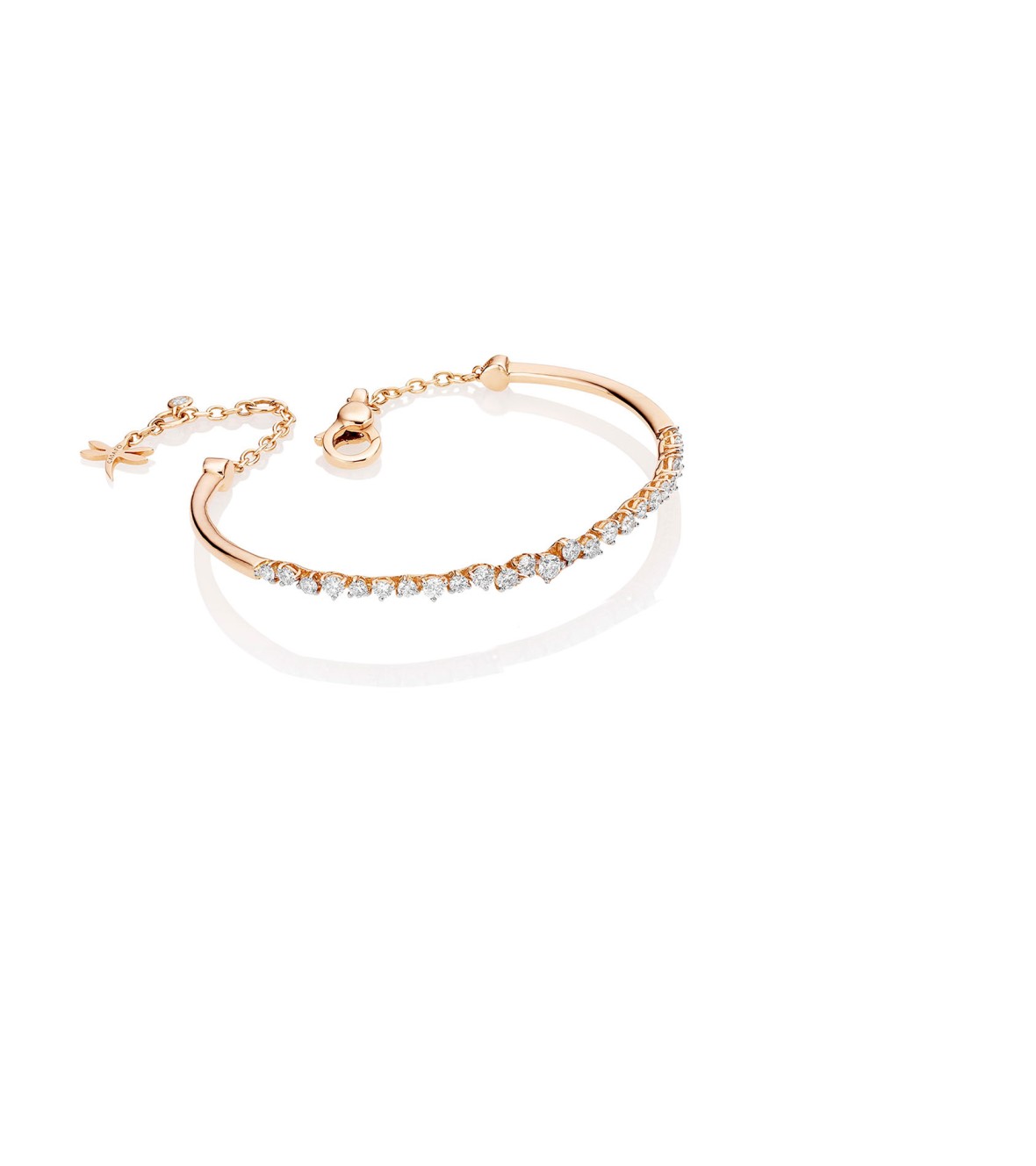 Pink Gold Bracelet with Diamonds BRX095BT by Casato