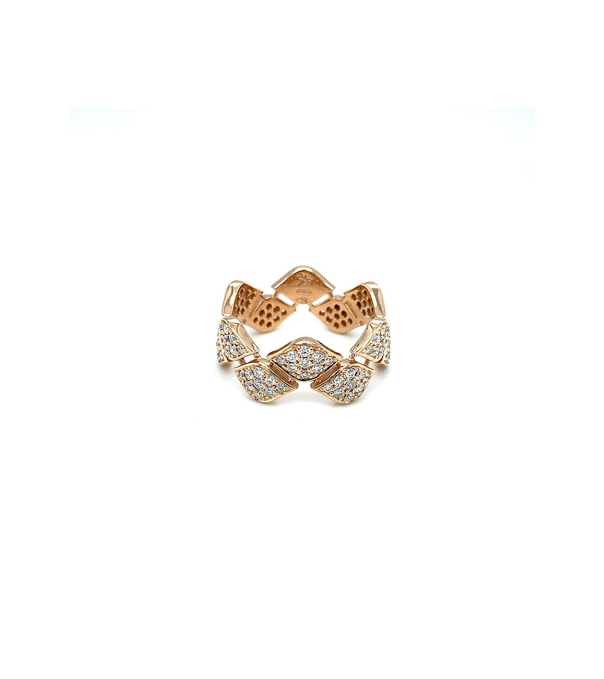 Ping Gold Ring with Diamonds MX1549NT by Casato 