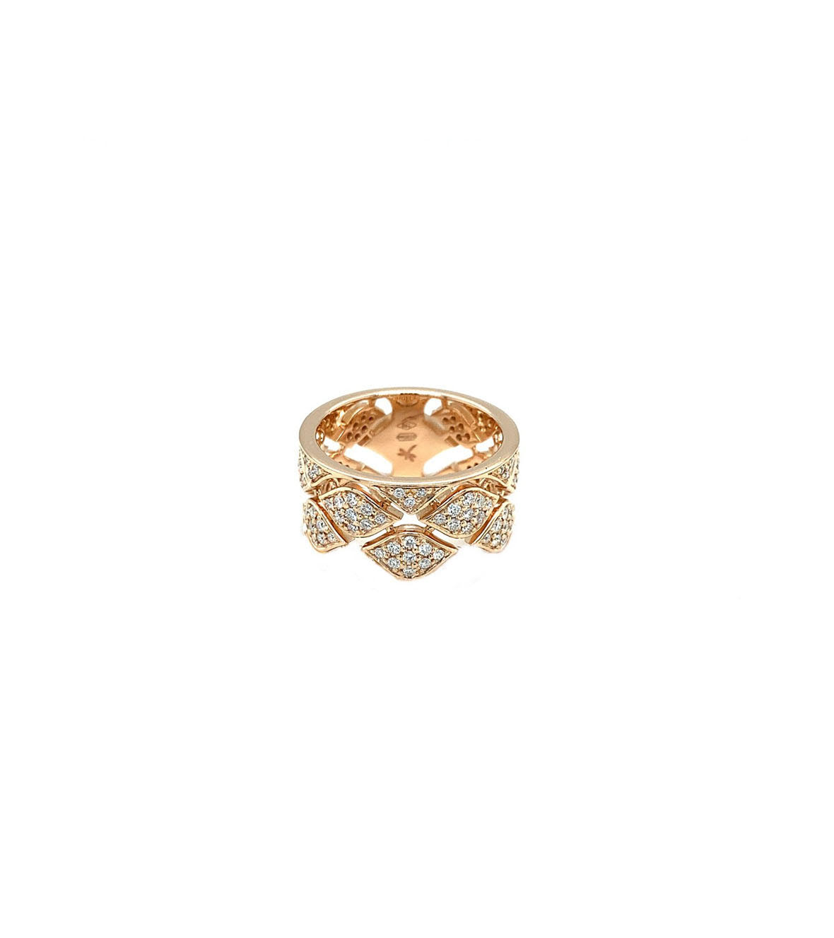 Ping Gold Ring with Diamonds MX1554BT by Casato 
