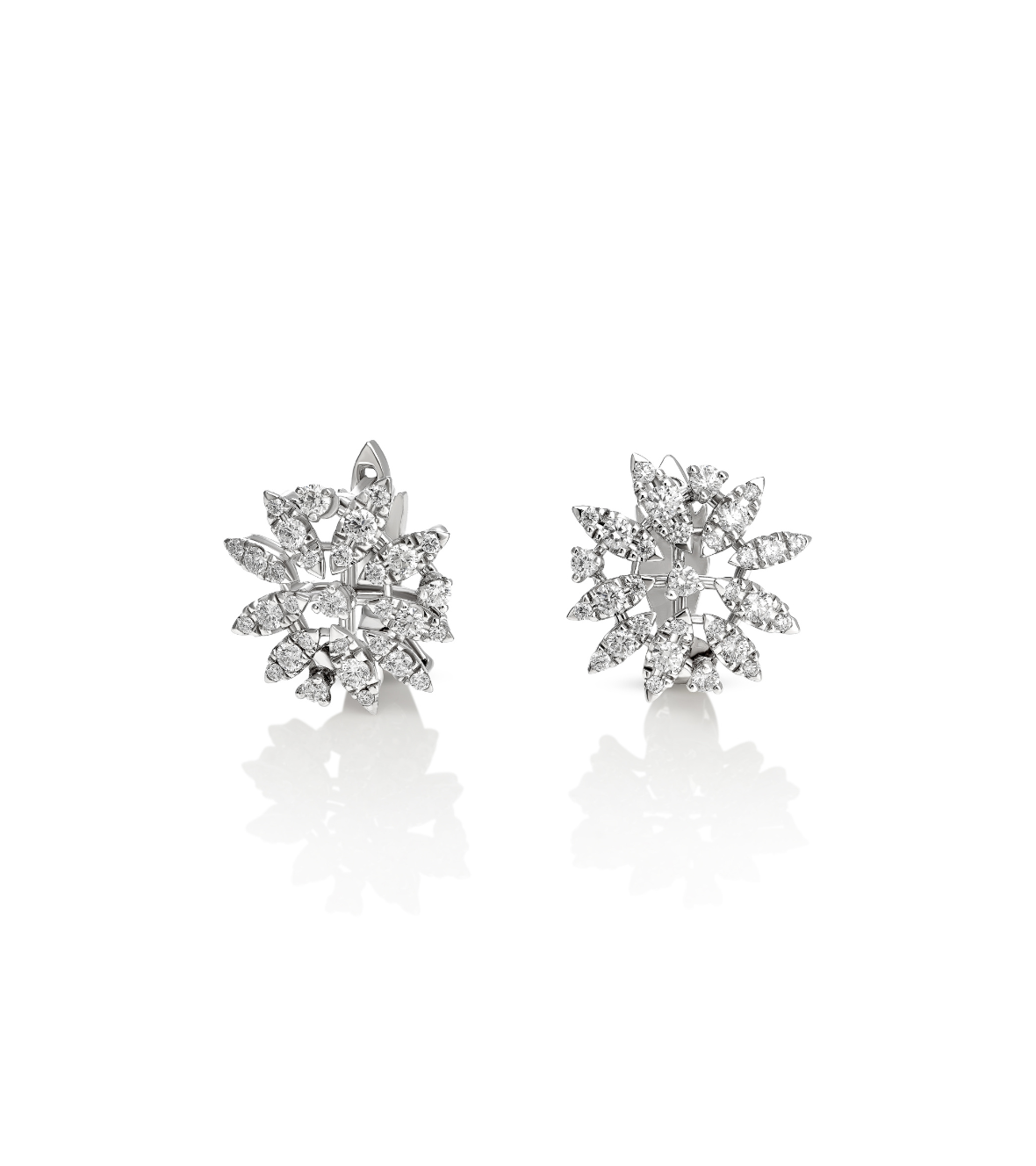 White gold 18K Earrings with Brilliant Diamonds by Casato