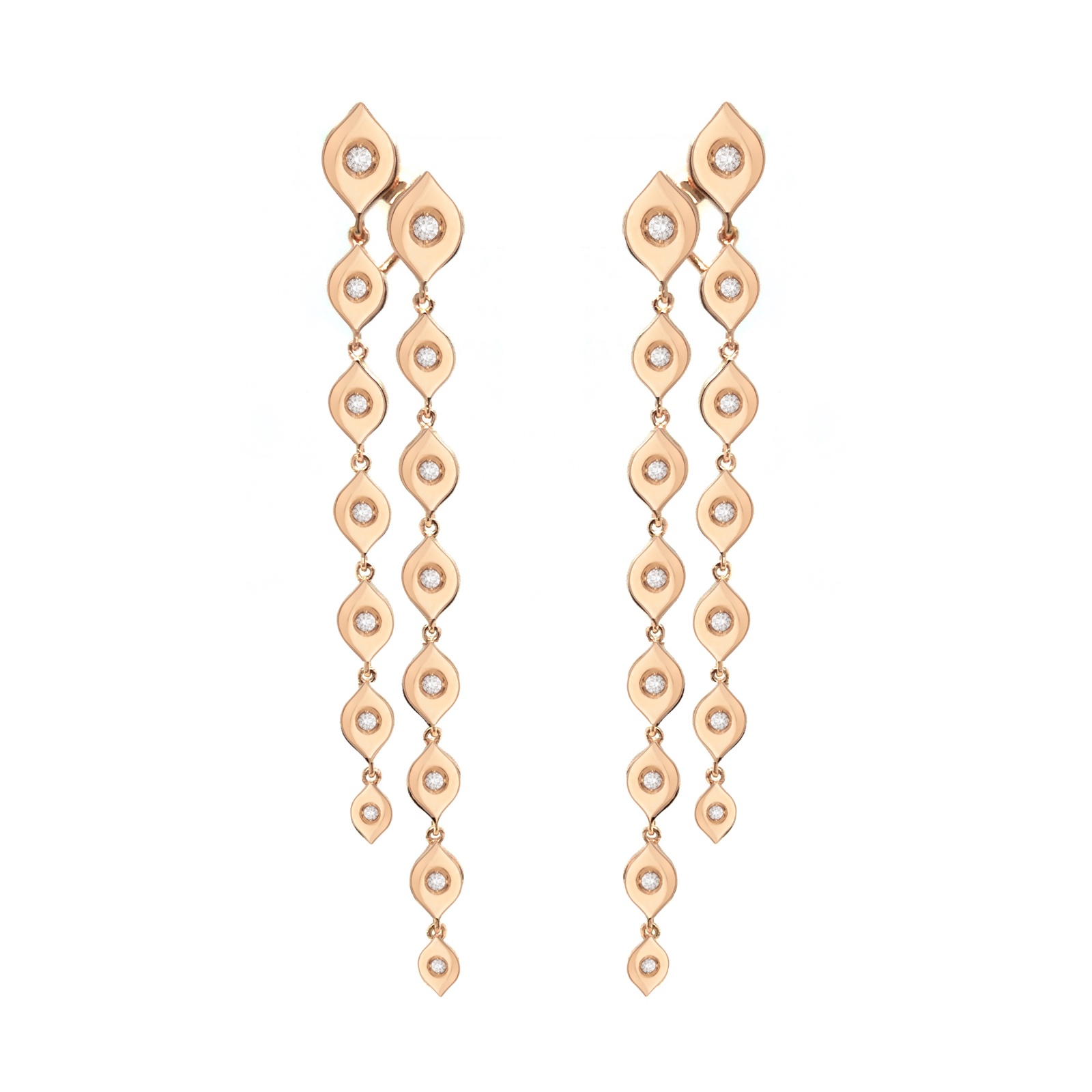 Yellow Gold Earrings with Diamonds Casato ORX1383BT-Y