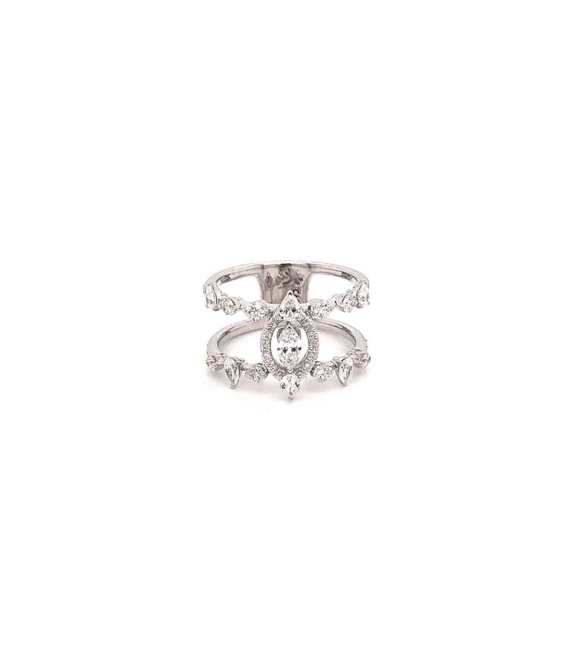 White Gold Ring with Diamonds by Casato