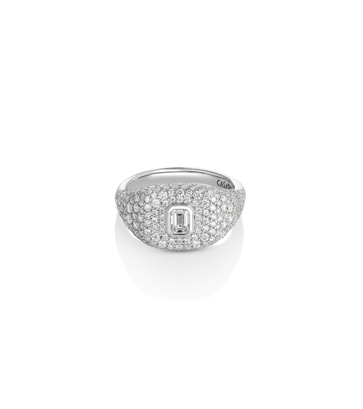 White Gold Ring by Casato 