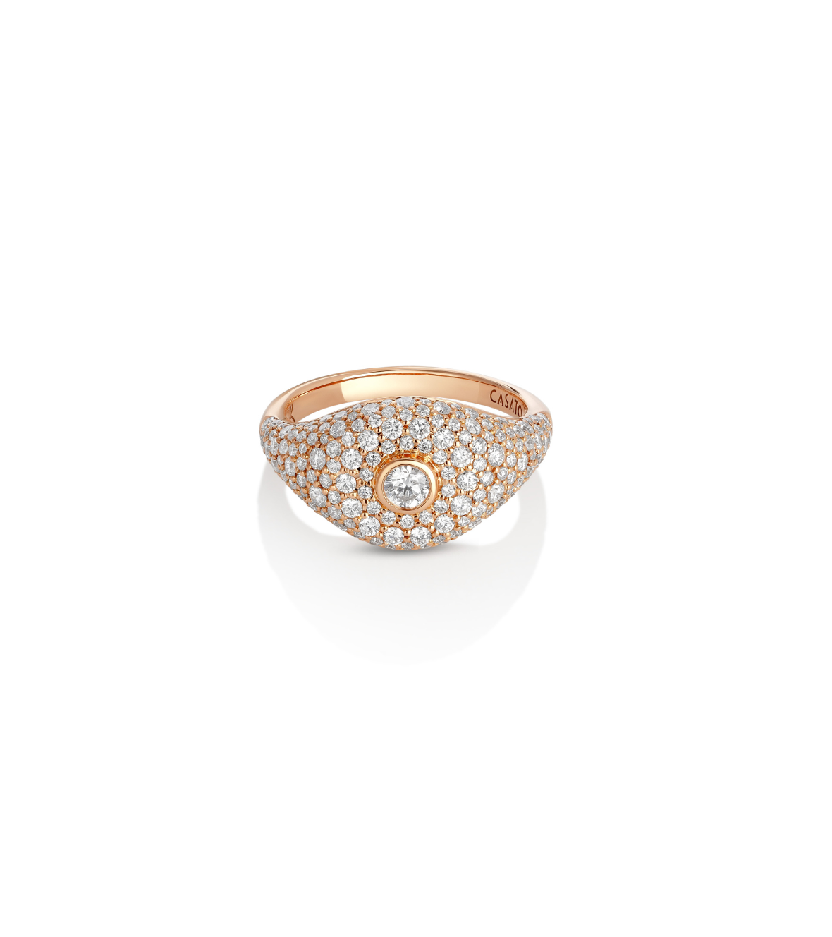 Pink Gold Ring by Casato 