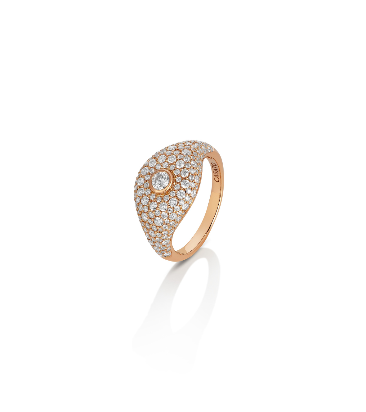 Pink Gold Ring by Casato 