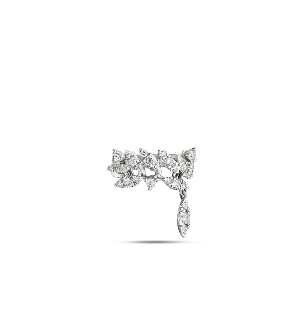 White Gold 18Kt Ear Cuff with Brilliant Diamonds by Casato