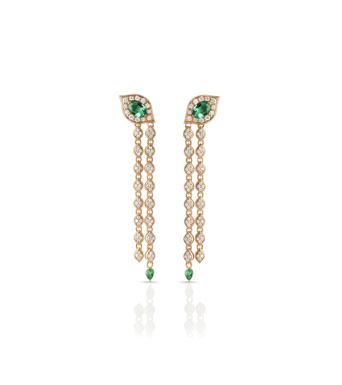 Pink Gold Earrings by Casato