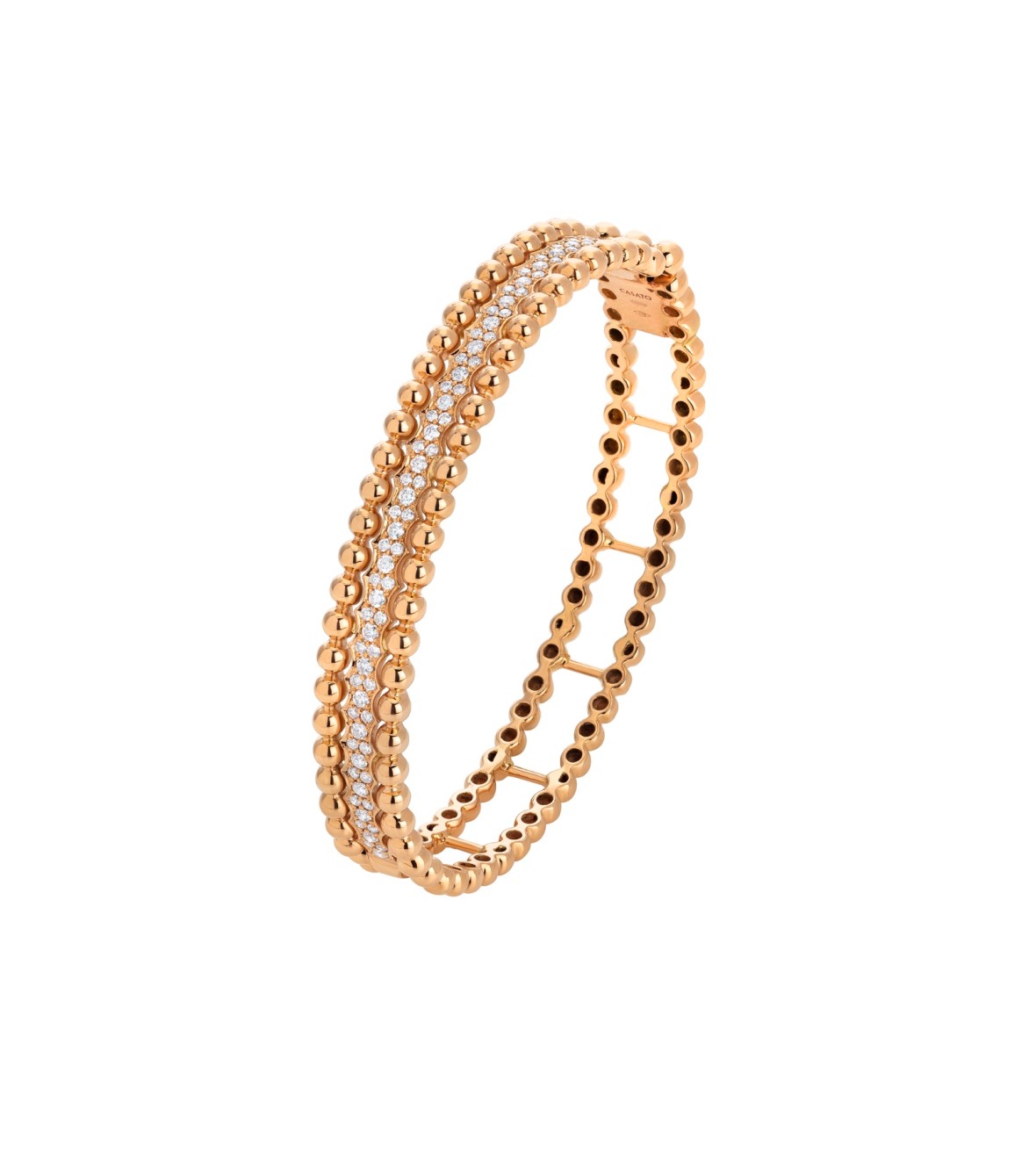Pink Gold Bracelet With White Diamonds Casato BRX-171BT-Y