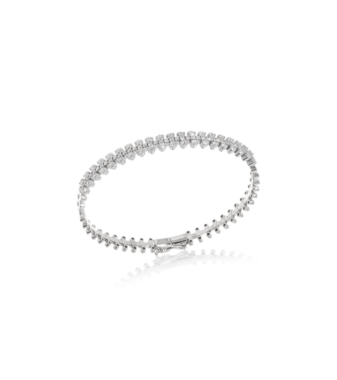White Gold Bracelet with Diamonds 01898 Mentis Collection
