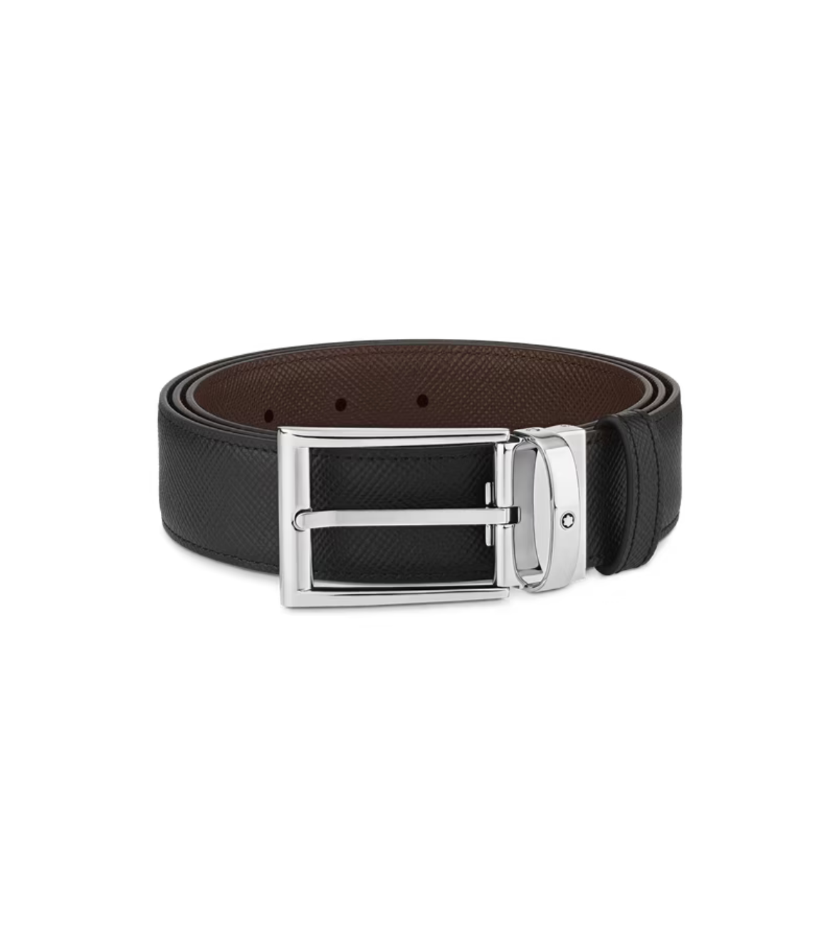 Rectangular 35 mm Reversible Belt in Sartorial Leather