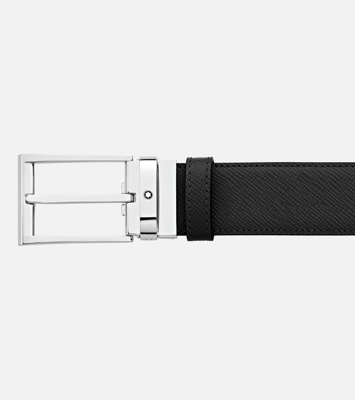 Black/Blue 35 mm Reversible Leather Belt