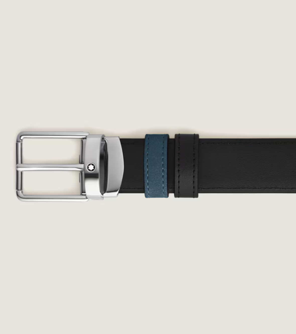 Everyday Buckle Velvet Blue/Black 30 mm Reversible Leather Belt