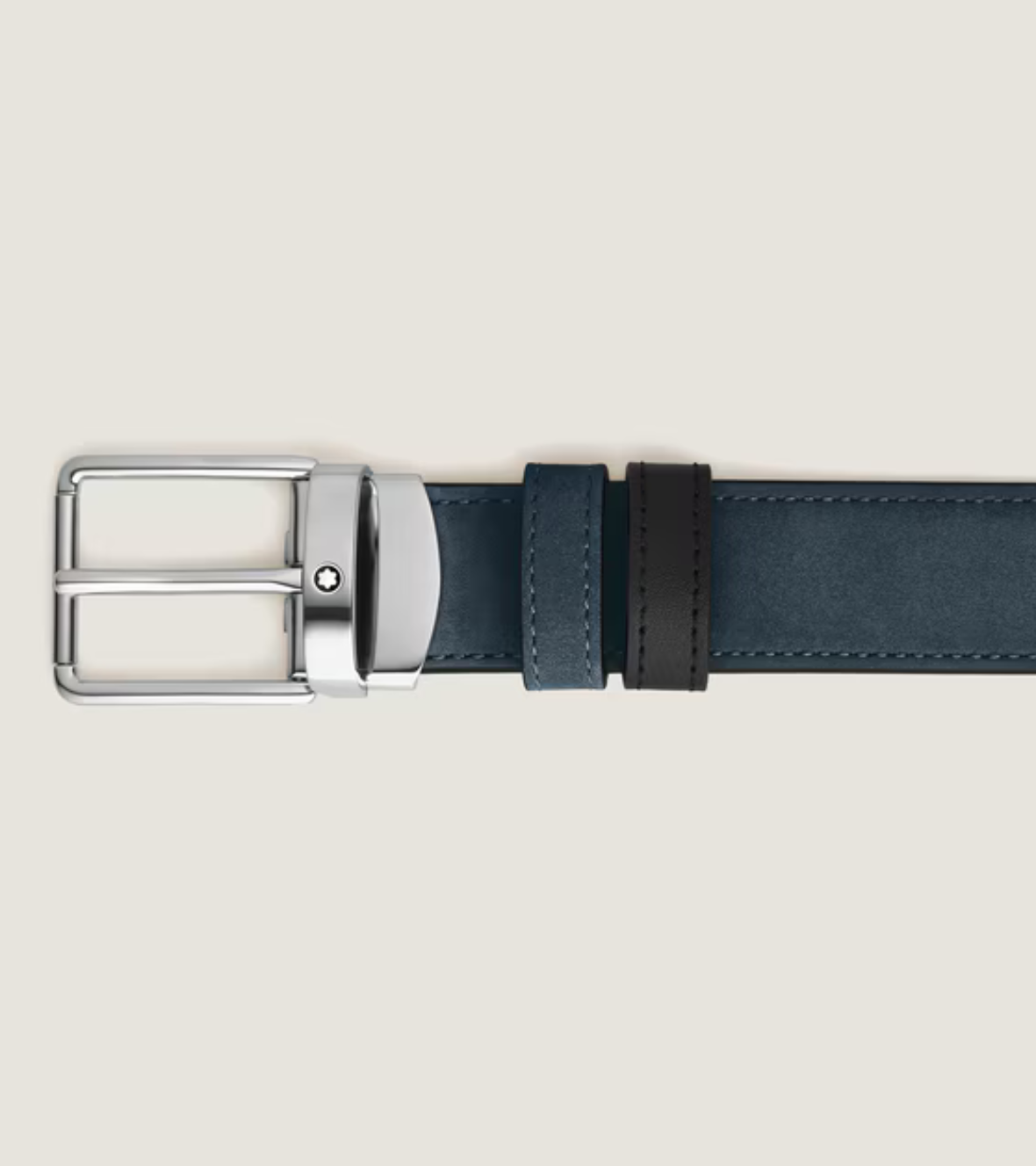 Everyday Buckle Velvet Blue/Black 30 mm Reversible Leather Belt