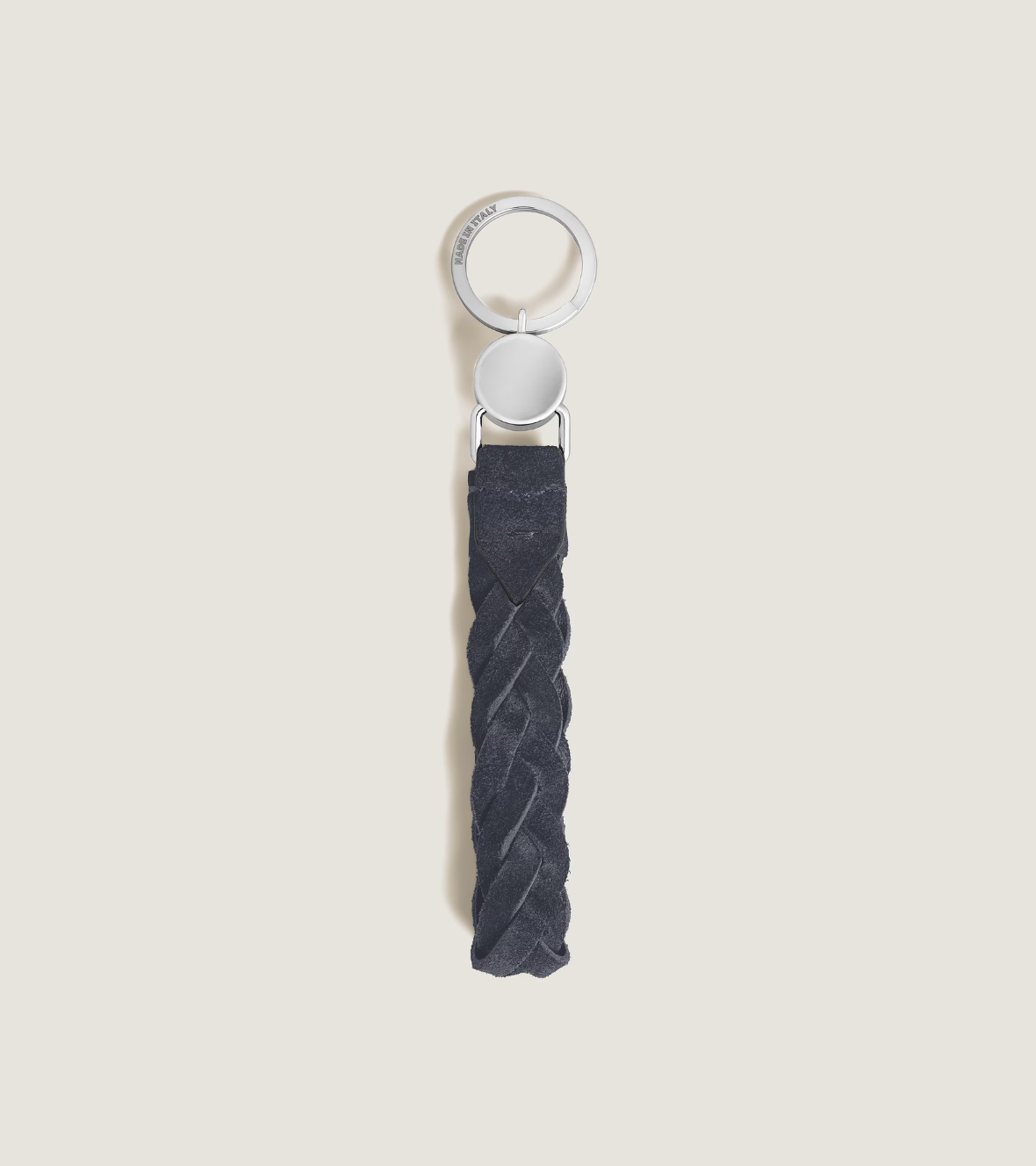Loop Key Holder in Suede Leather