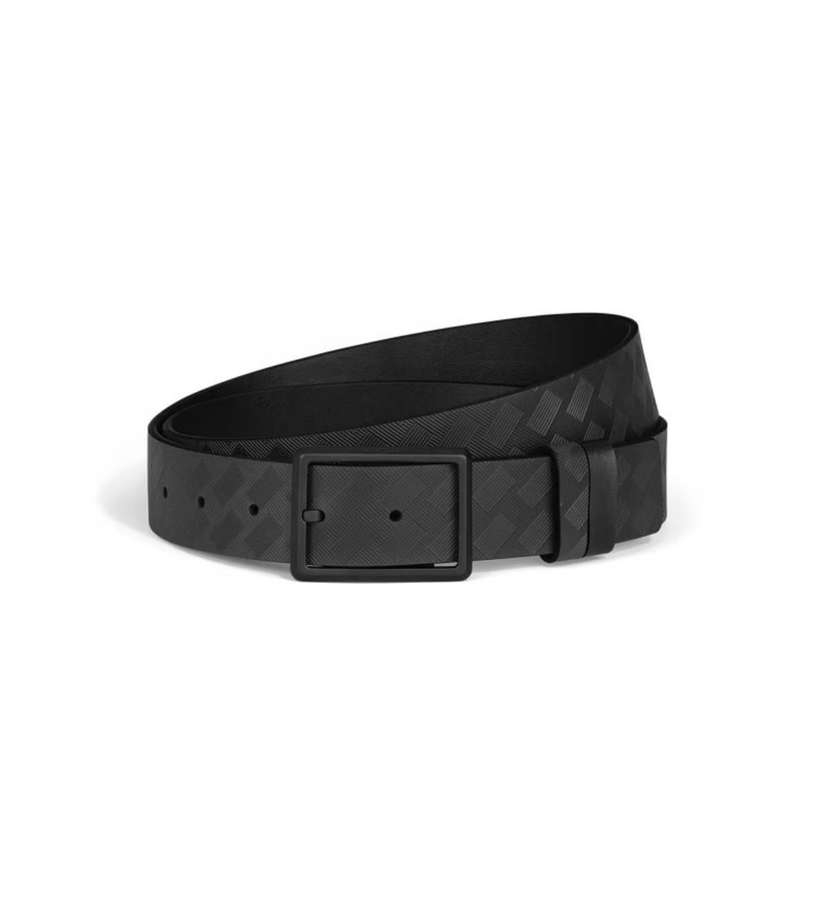 35 mm Reversible Belt in Extreme Leather with Rectangular Buckle