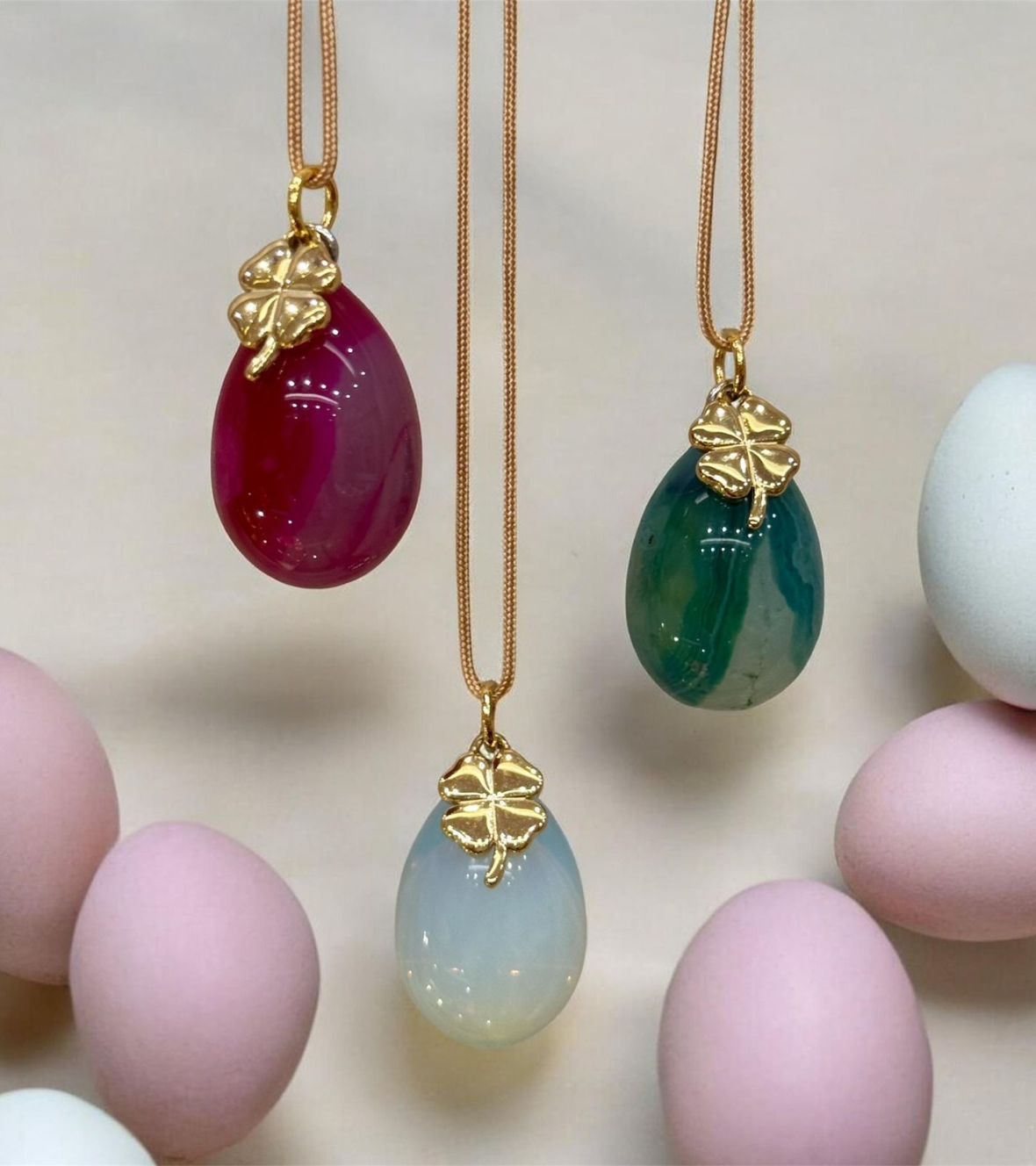 Necklace with Semi-Precious Stones by Vourakis