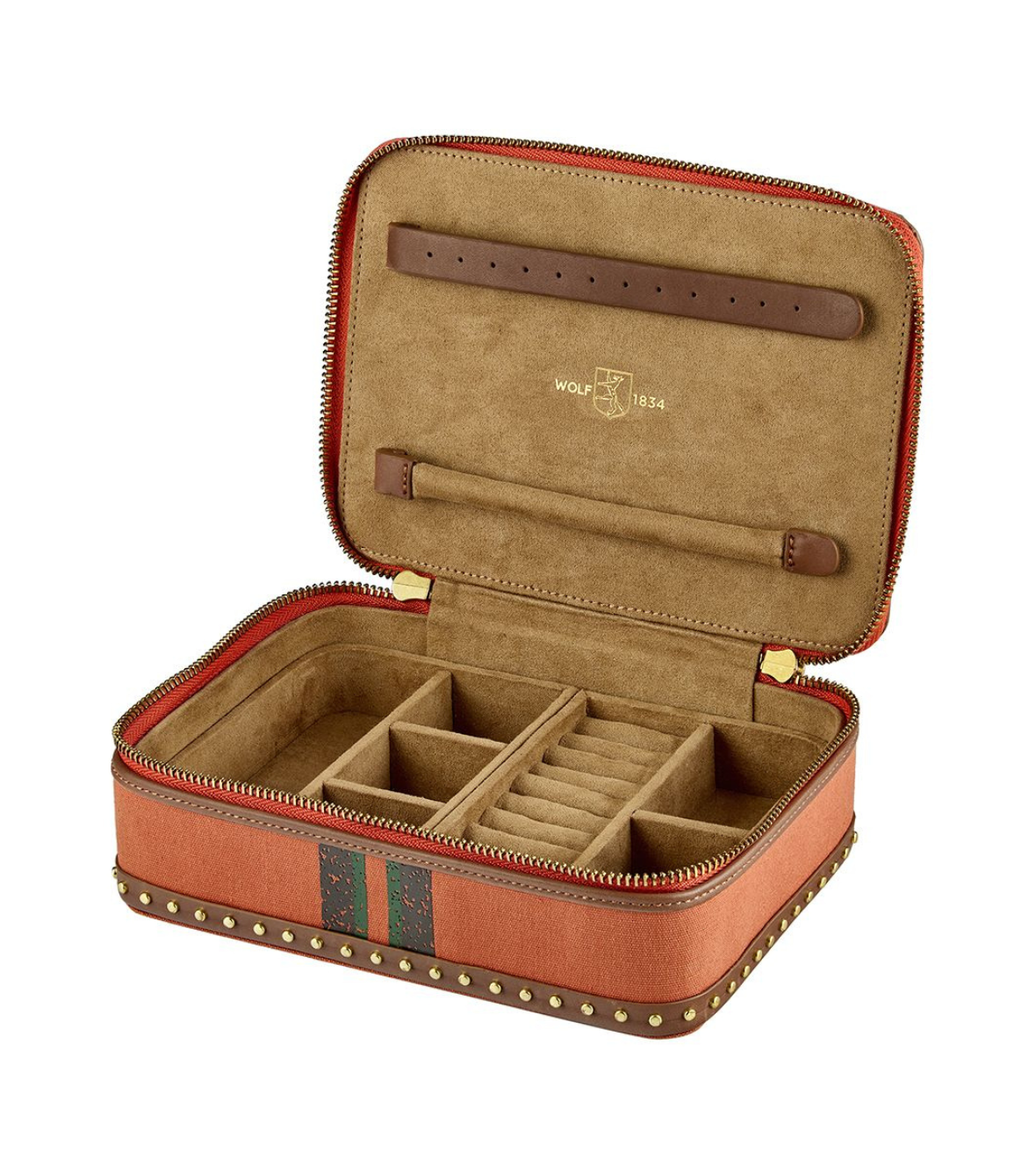 Ida Travel Zip Jewellery Case