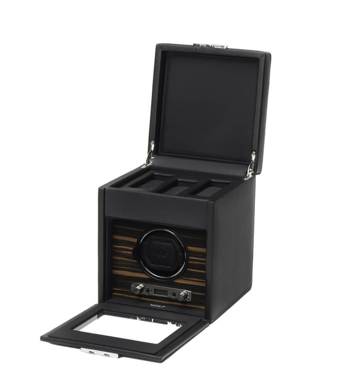 WOLF-Roadster Single Watch Winder with Storage