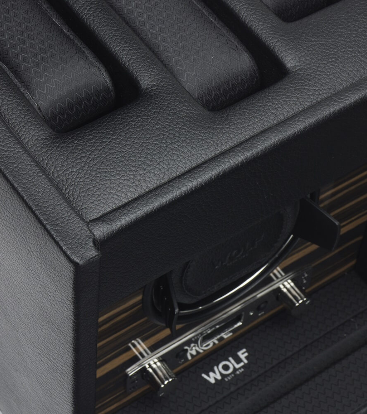 WOLF-Roadster Single Watch Winder with Storage