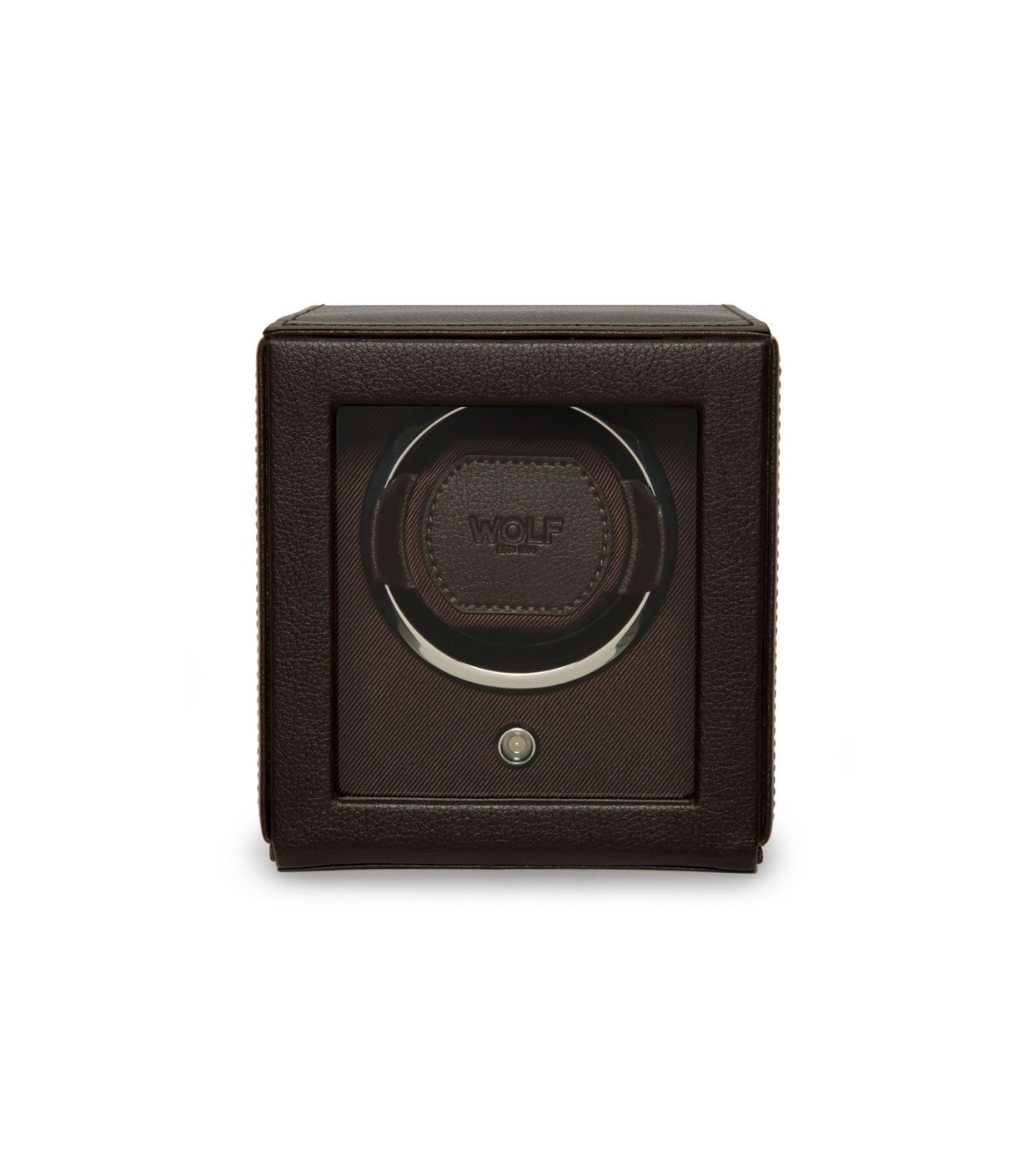 Cub Single Watch Winder with Cover Wolf 1834